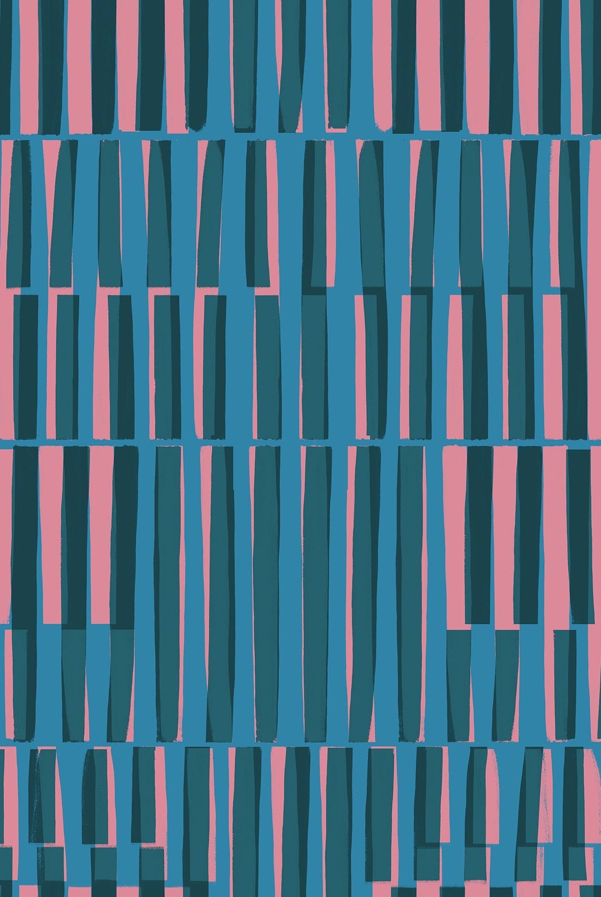 Geometry Chambray RS5170 14 Ruby Star1 - Boho Fabrics - Quilting Cotton, Woven