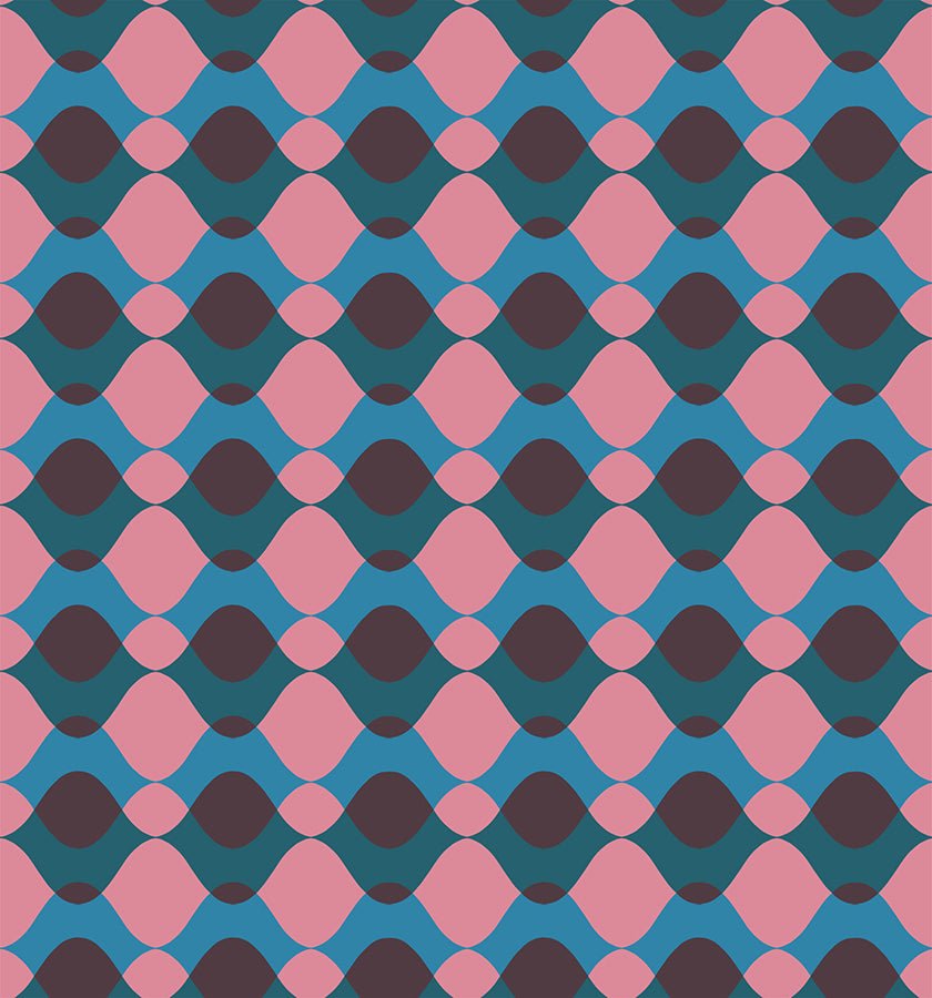 Geometry Eggplant RS5171 13 Ruby Star1 - Boho Fabrics - Quilting Cotton, Woven