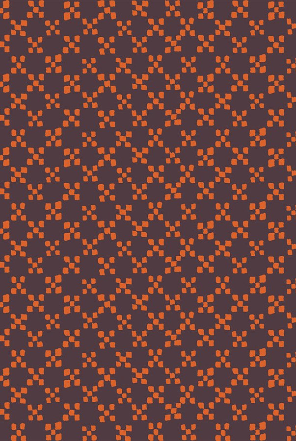 Geometry Eggplant RS5175 14 Ruby Star1 - Boho Fabrics - Quilting Cotton, Woven