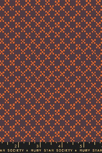 Geometry Eggplant RS5175 14 Ruby Star1 - Boho Fabrics - Quilting Cotton, Woven