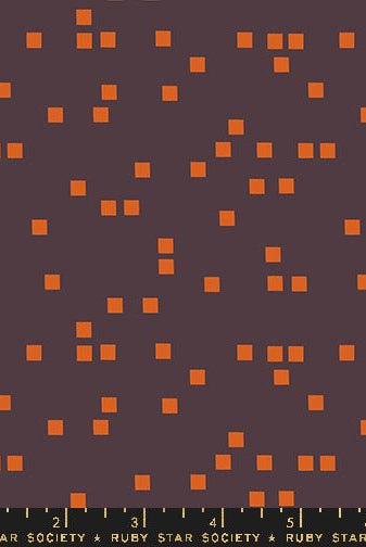 Geometry Eggplant RS5177 13 Ruby Star1 - Boho Fabrics - Quilting Cotton, Woven