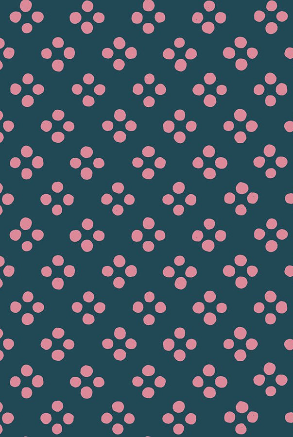 Geometry Galaxy RS5172 13 Ruby Star1 - Boho Fabrics - Quilting Cotton, Woven