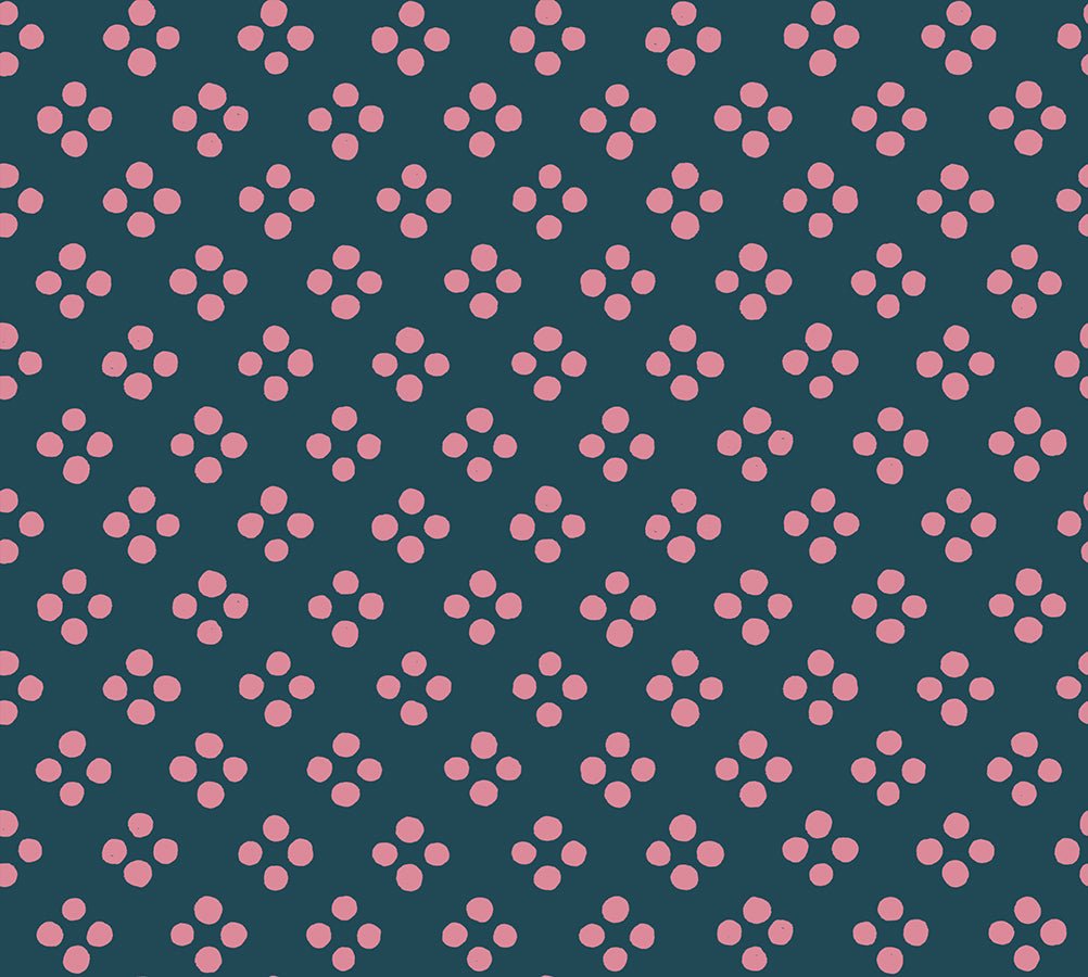 Geometry Galaxy RS5172 13 Ruby Star1 - Boho Fabrics - Quilting Cotton, Woven