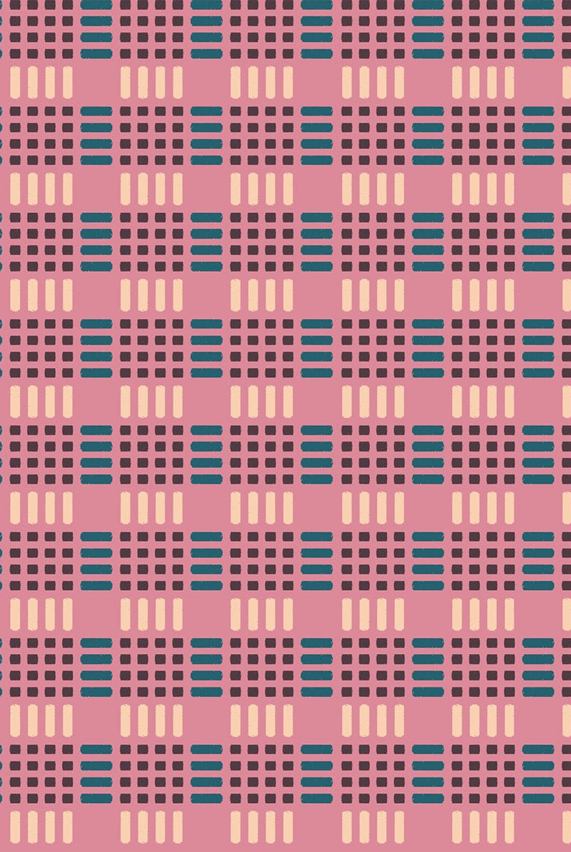 Geometry Plum RS5173 14 Ruby Star1 - Boho Fabrics - Quilting Cotton, Woven