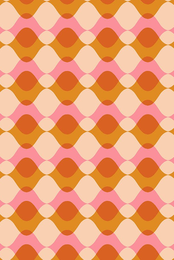 Geometry Sorbet RS5171 11 Ruby Star1 - Boho Fabrics - Quilting Cotton, Woven