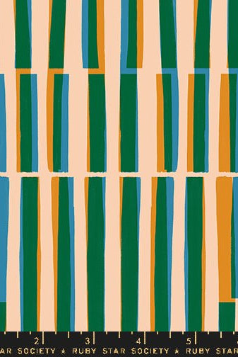 Geometry Turmeric RS5170 12 Ruby Star1 - Boho Fabrics - Quilting Cotton, Woven