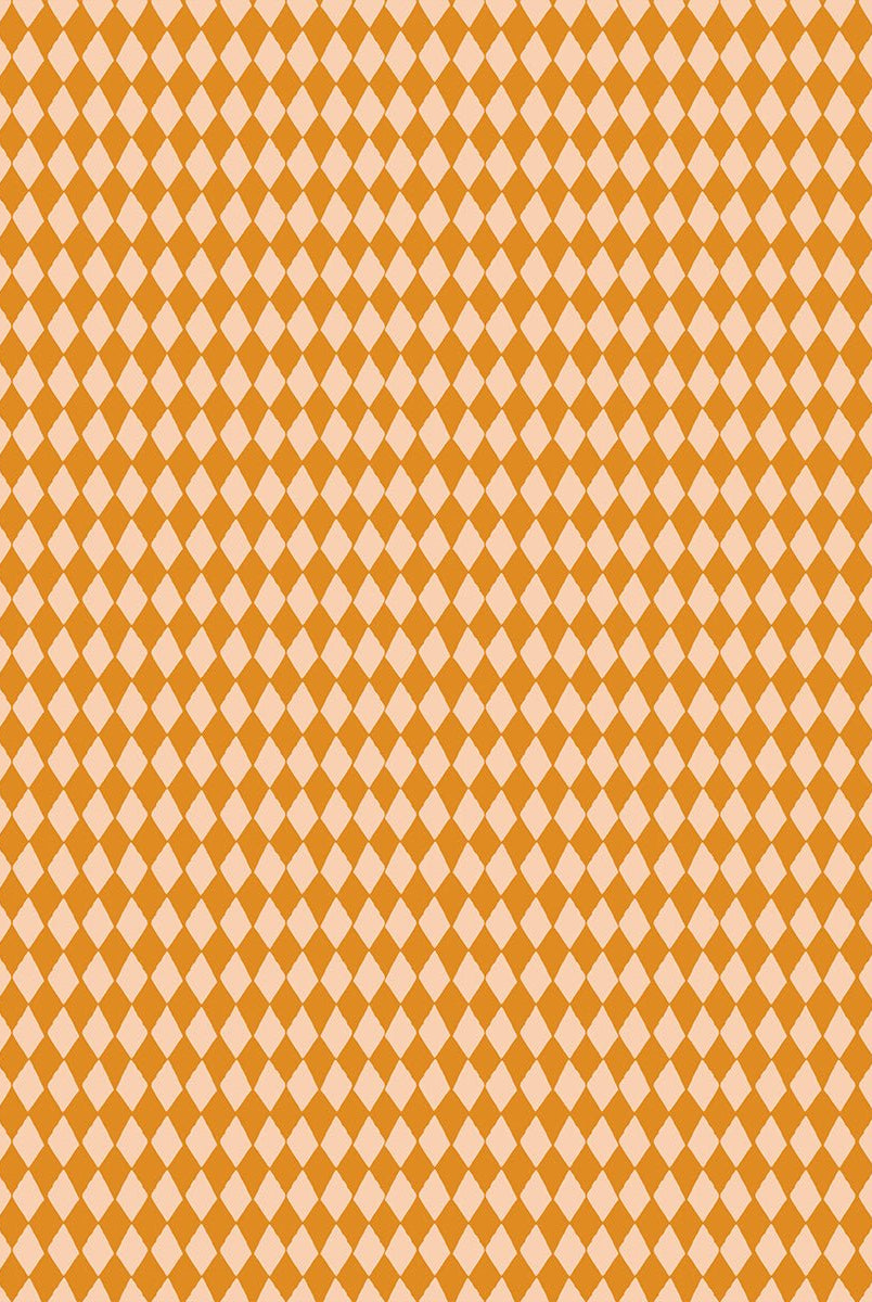 Geometry Turmeric RS5176 12 Ruby Star1 - Boho Fabrics - Quilting Cotton, Woven