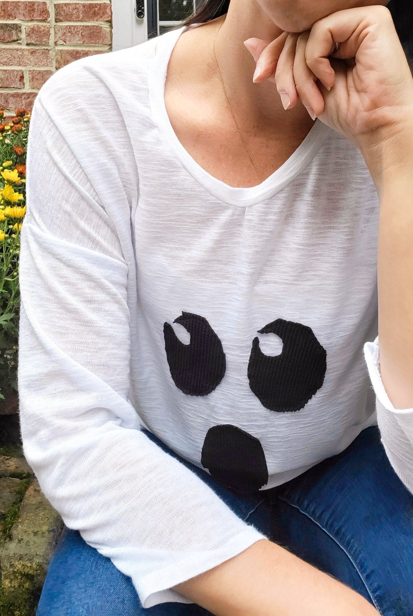 Ghost White, Lighter Weight Sweater Knit. - Boho Fabrics - Sweater Solids, Knit Fabric