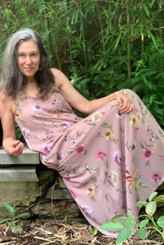 Gloxinia Florals on Pale Desert Rose, Woven. WVP-218 - Boho Fabrics