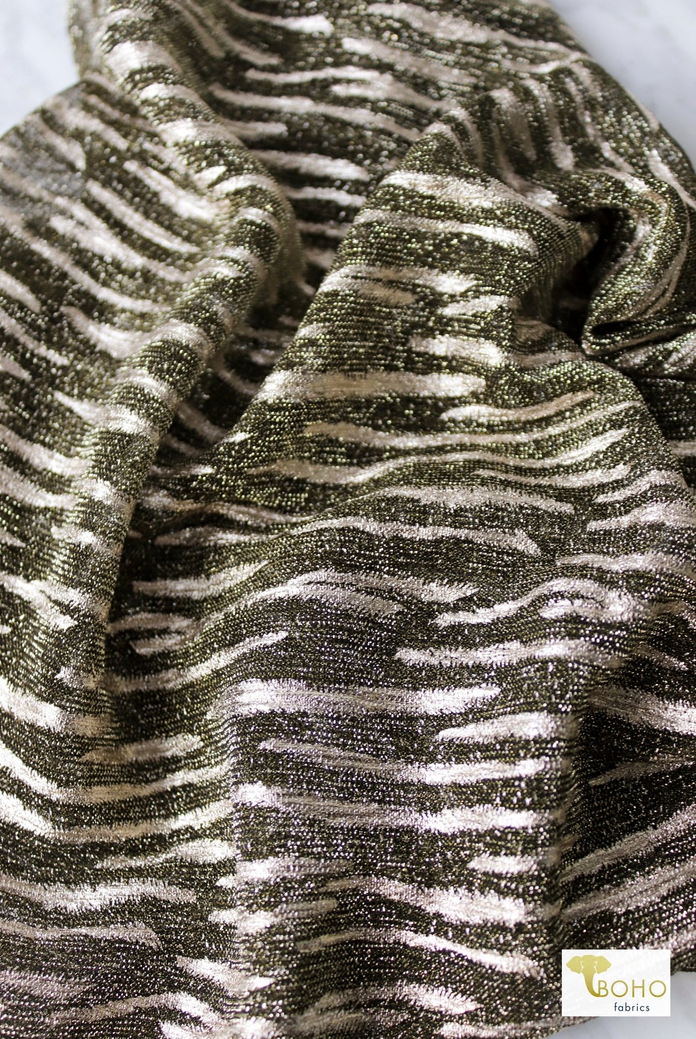 Gold Elegance, Special Occasion / Lurex Fabric - Boho Fabrics