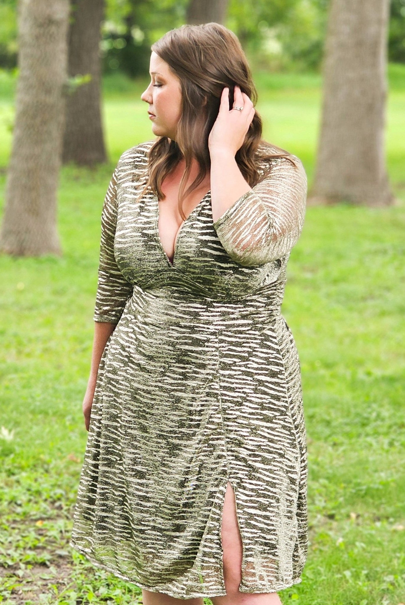 Gold Elegance, Special Occasion / Lurex Fabric - Boho Fabrics - Special Occasion Fabric