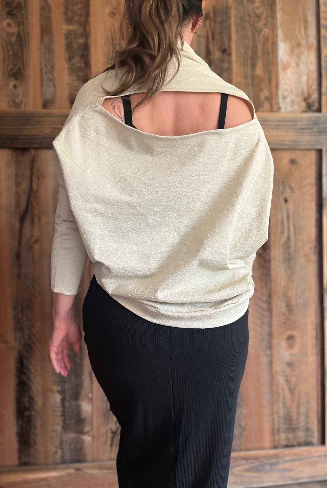 Gold Lurex Knit Fabric - Boho Fabrics - Special Occasion Fabric