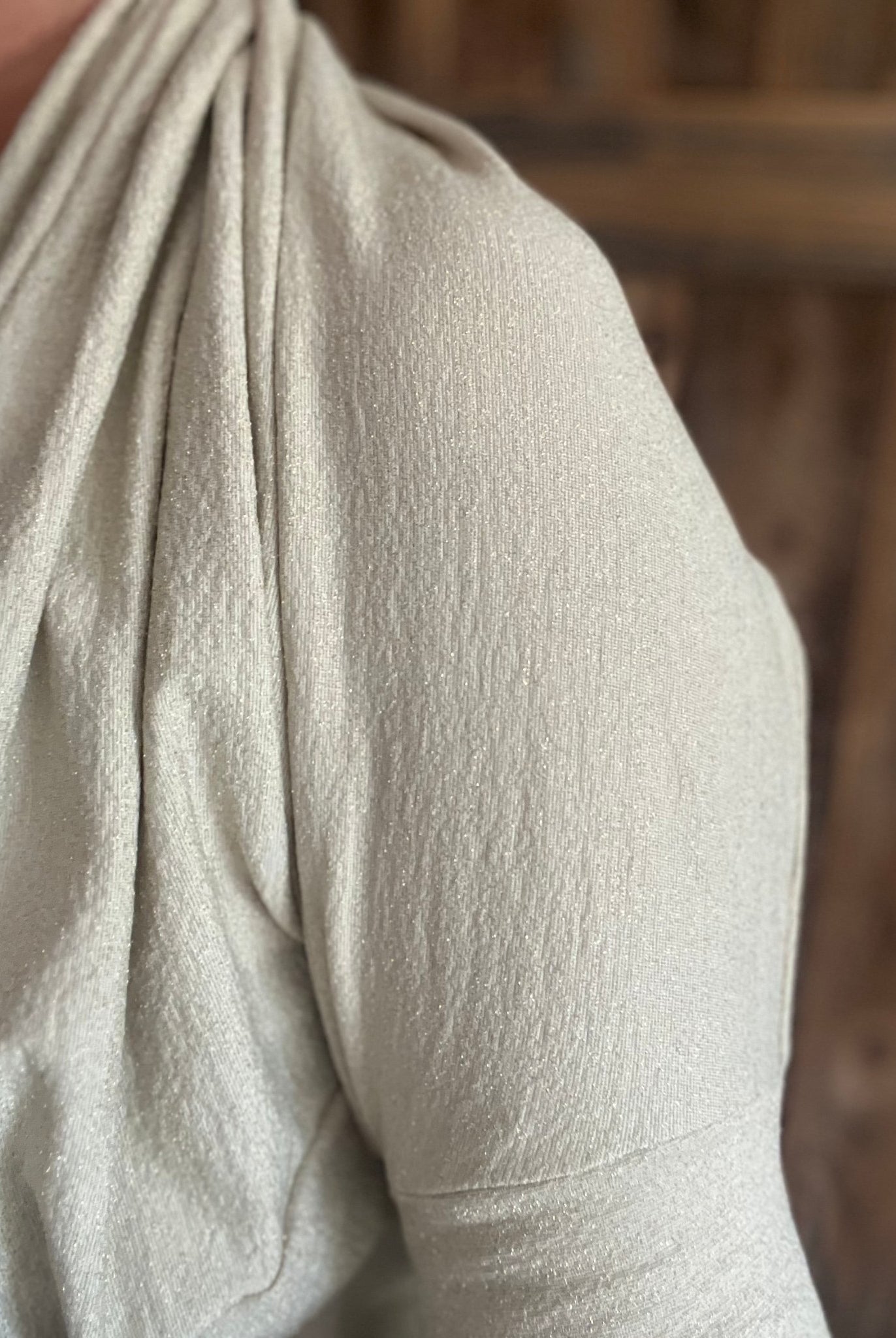 Gold Lurex Knit Fabric - Boho Fabrics - Special Occasion Fabric