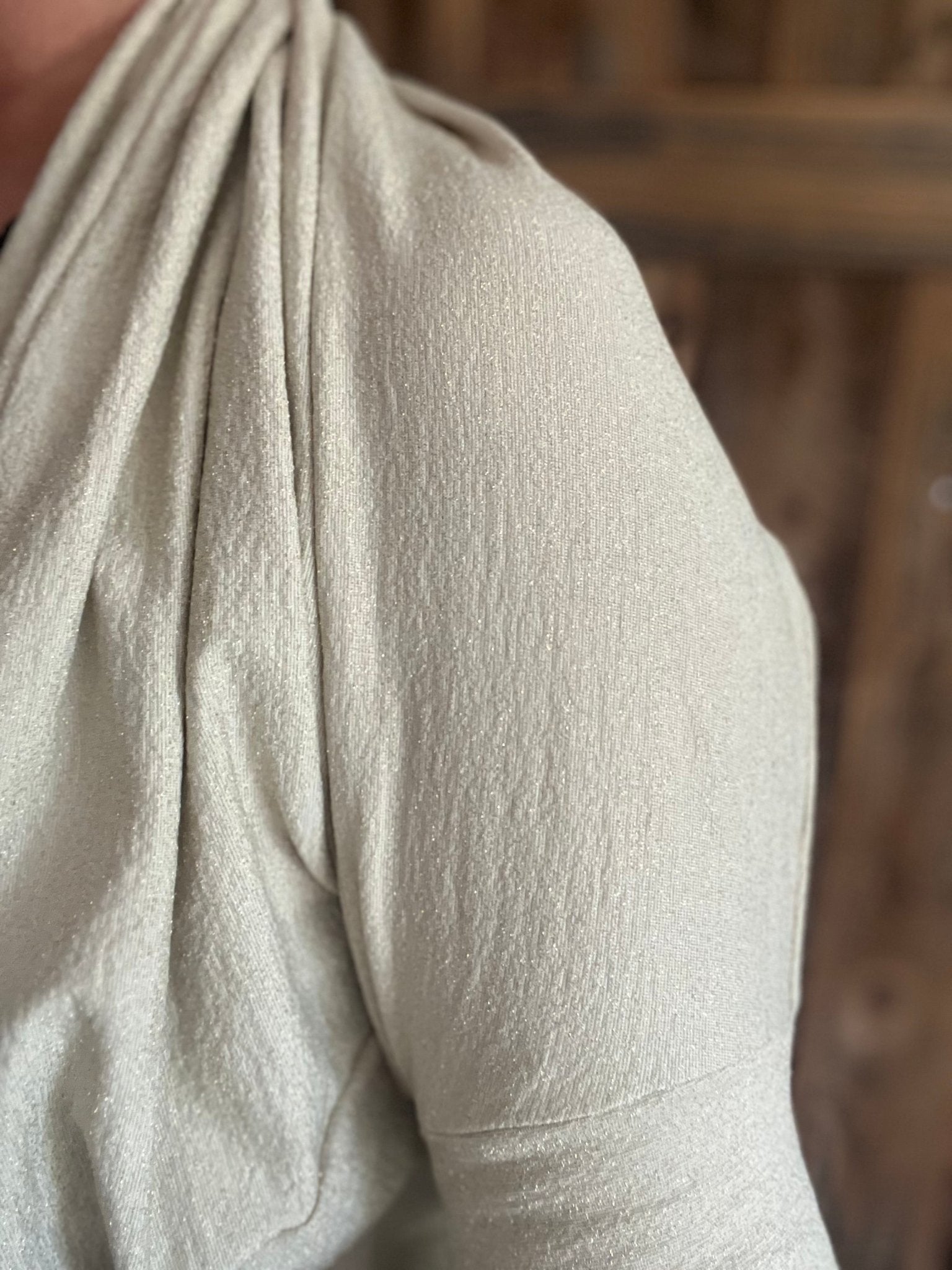 Gold Lurex Knit Fabric - Boho Fabrics - Special Occasion Fabric