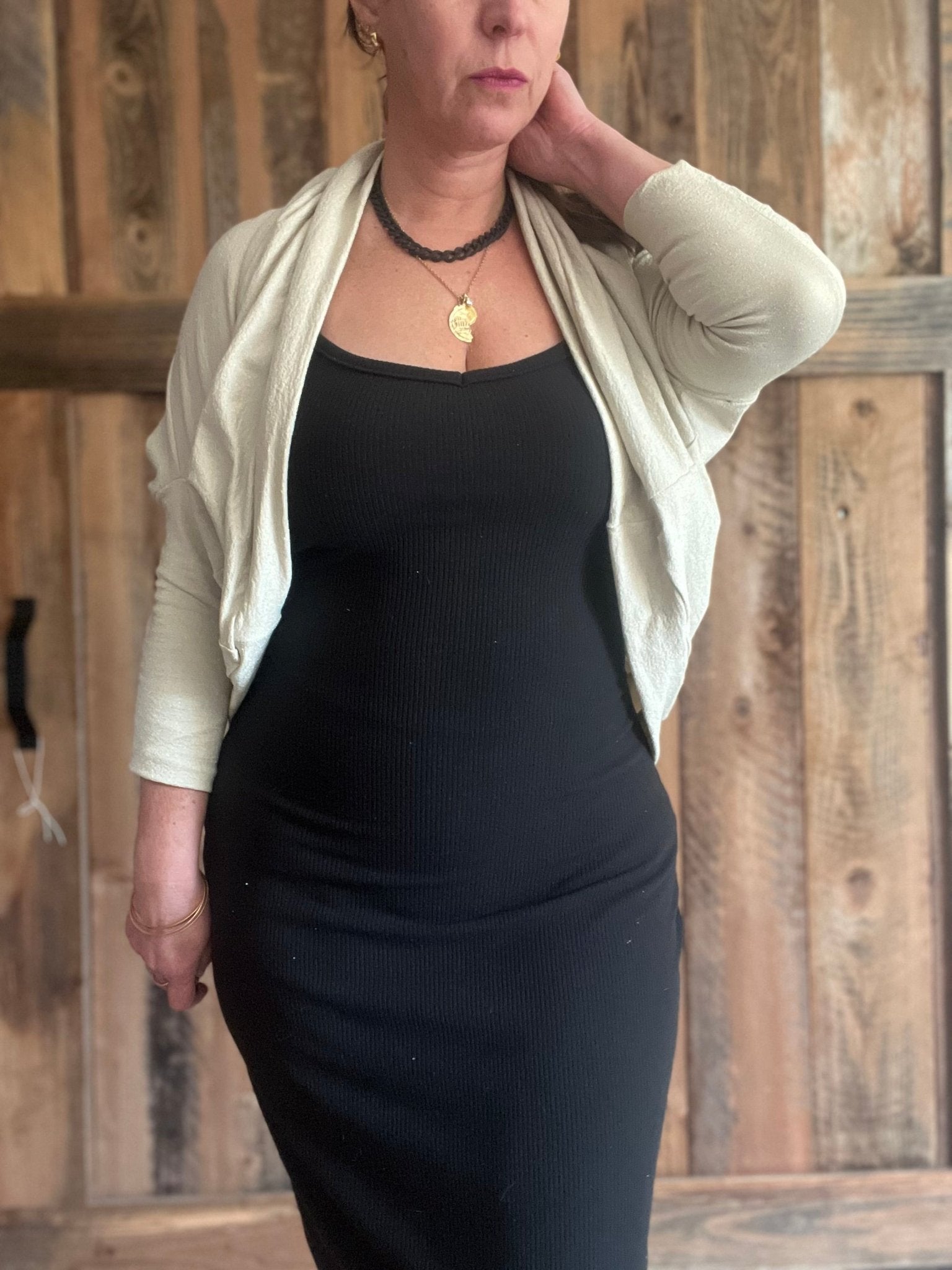 Gold Lurex Knit Fabric - Boho Fabrics - Special Occasion Fabric