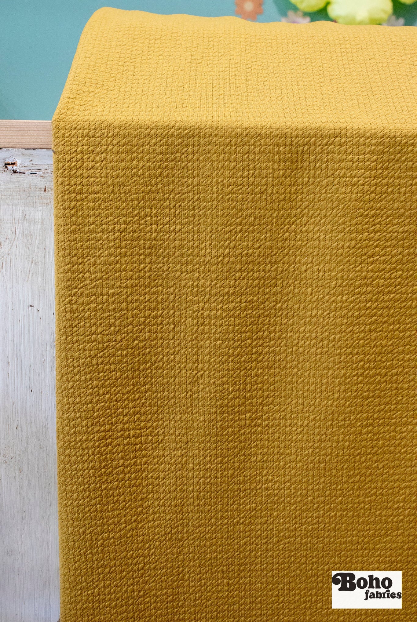 Gold, Polartec Power Air. Insulating Performance Knit Fabric - Boho Fabrics - Performance Fabrics