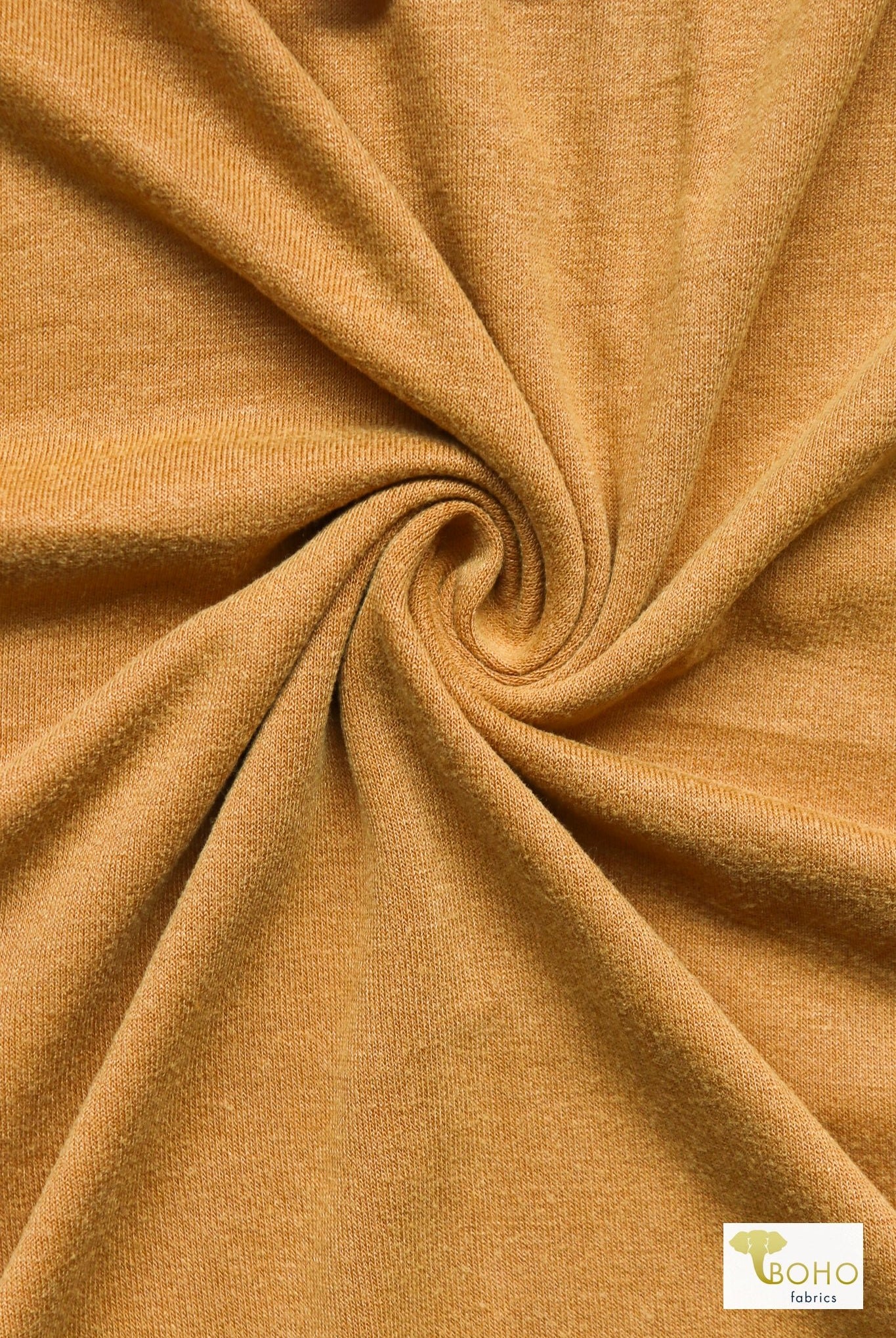 Golden Camel, Jersey Knit Fabric - Boho Fabrics - Rayon Jersey Solid, Knit Fabric