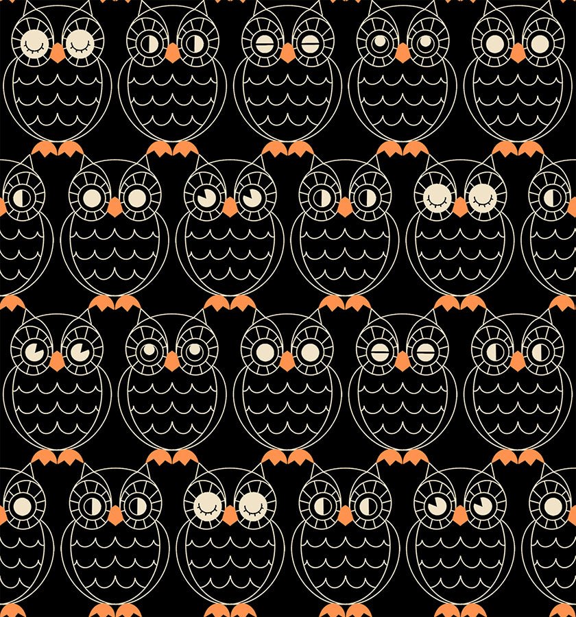 Good Spirits in Black by Ruby Star Society - 100% Cotton Quilting Fabric - RS5140 15 - Boho Fabrics - Quilting Cotton, Woven