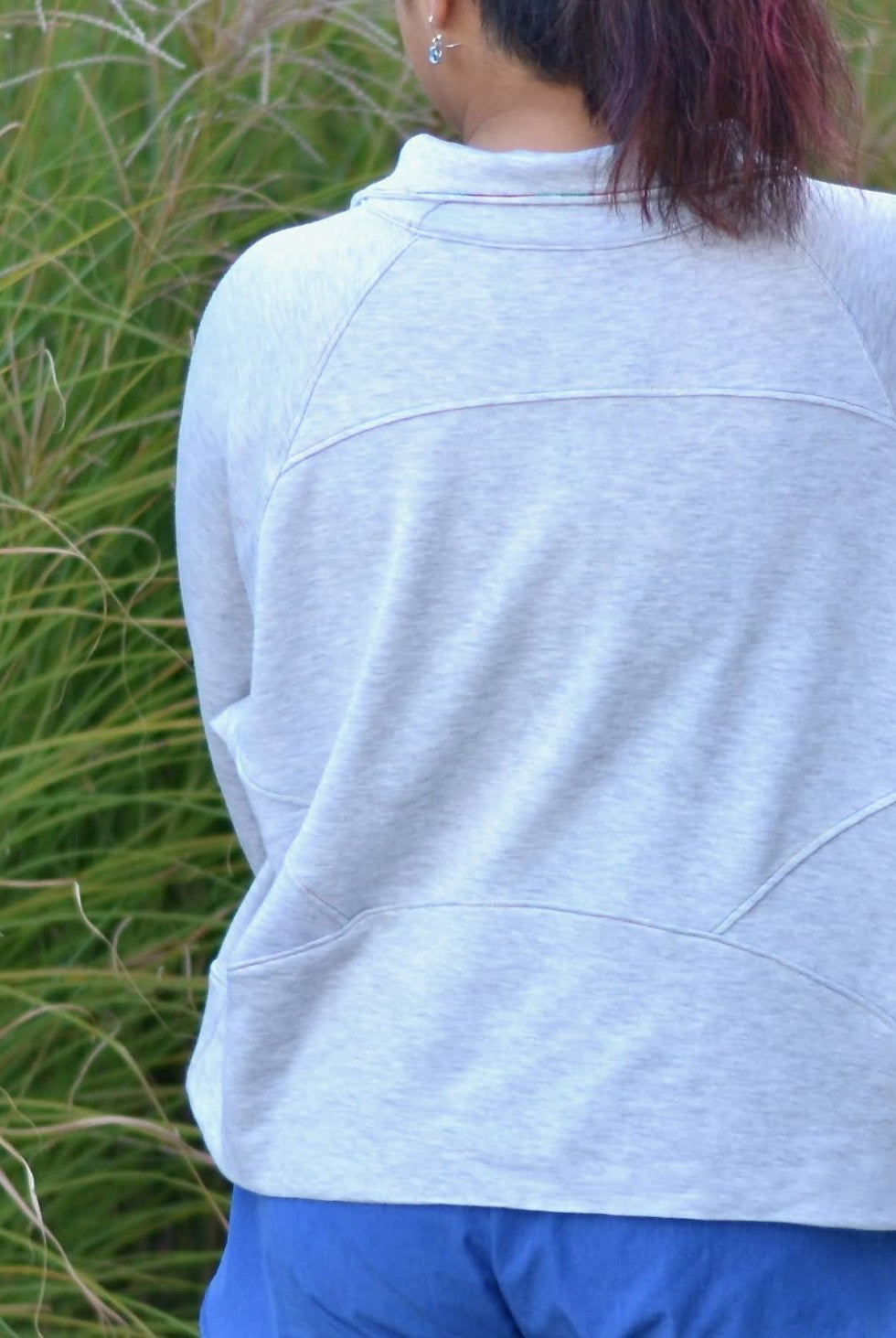 Gray Feather, Brushed French Terry Knit Fabric - Boho Fabrics - French Terry Solid Knit