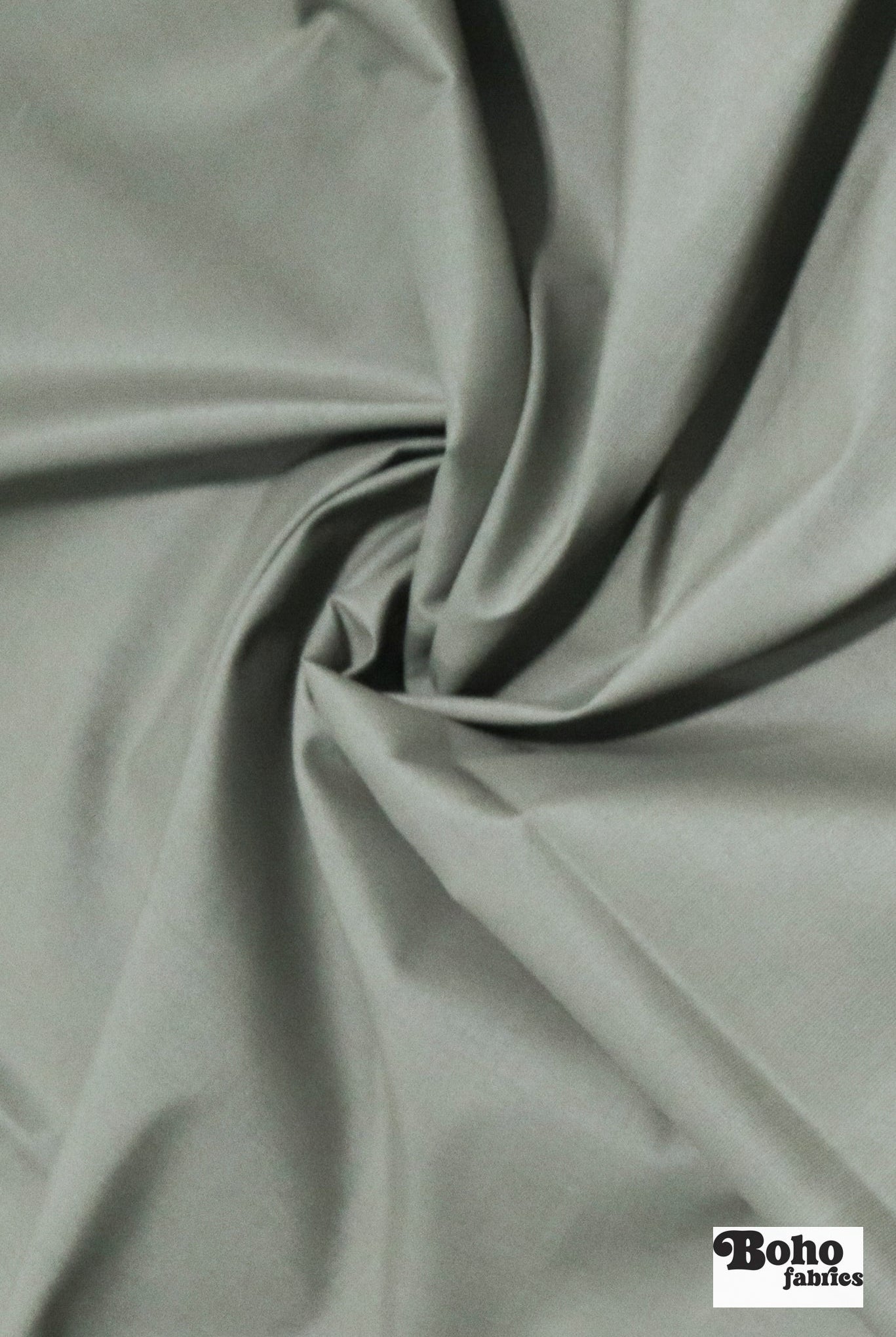 Gray Lightweight Cordura Nylon Fabric — Water - Resistant Designer Deadstock - Boho Fabrics - Performance Fabric, Woven