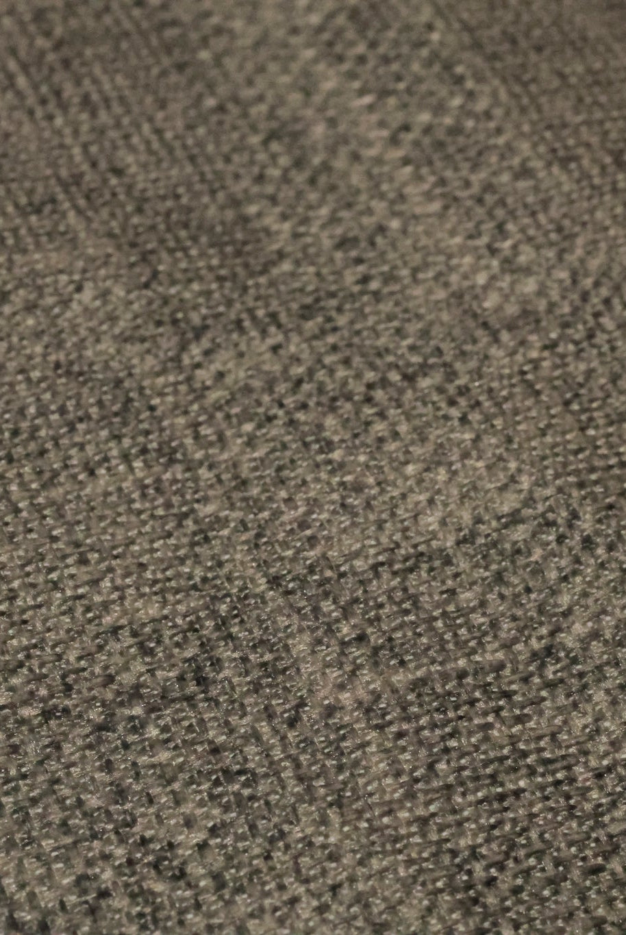 Gray, Textured Upholstery Vinyl Backed Woven Fabric *DEADSTOCK CLOSEOUT* - Boho Fabrics - Woven Fabric