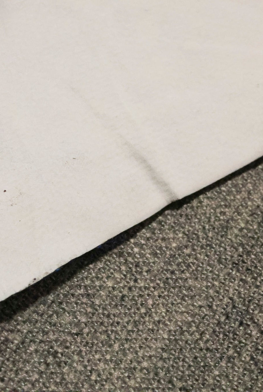 Gray, Textured Upholstery Vinyl Backed Woven Fabric *DEADSTOCK CLOSEOUT* - Boho Fabrics - Woven Fabric