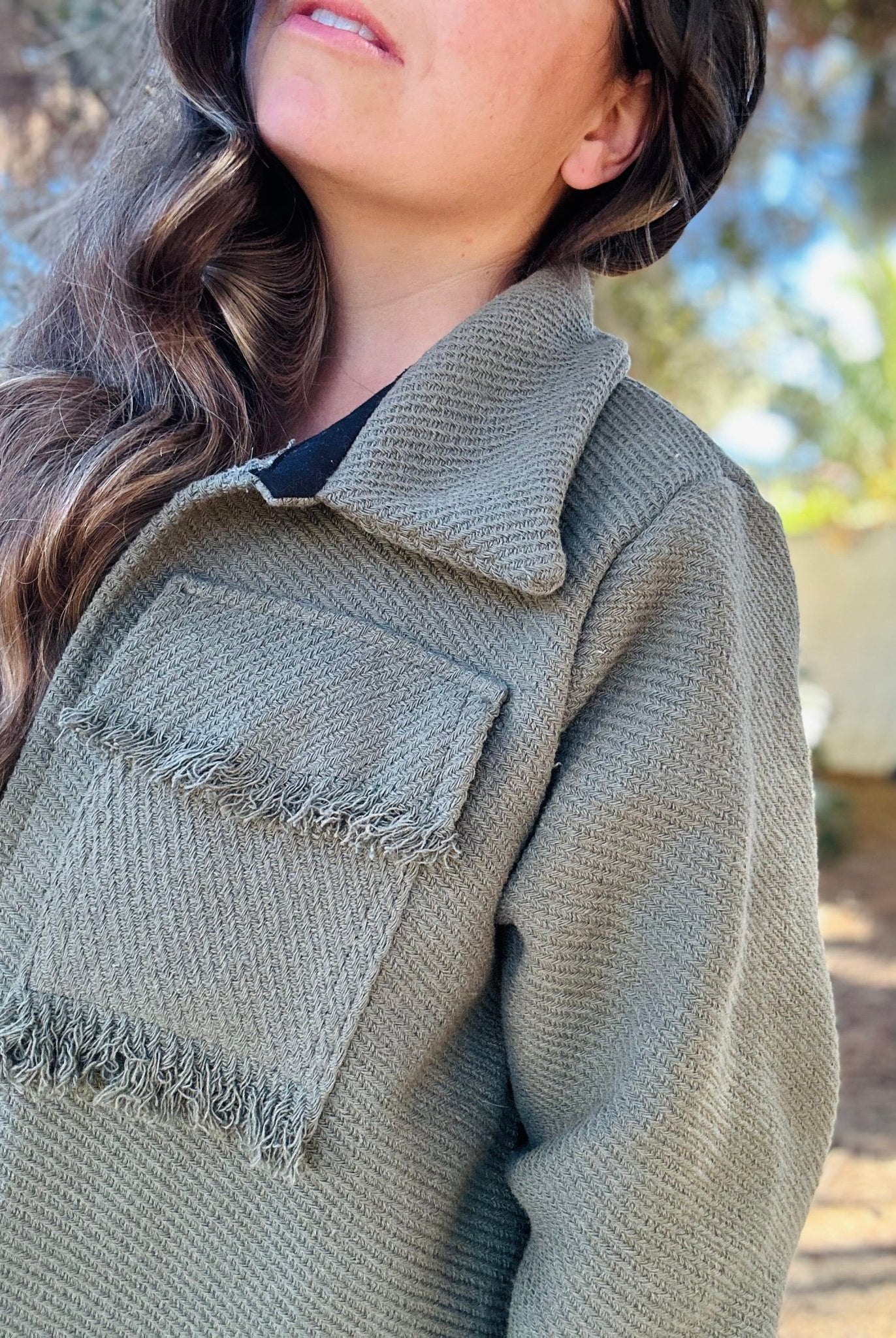 Green Grove, Thick Twill Woven Fabric - Boho Fabrics - Woven Fabric