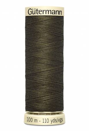 Gutermann Sew - All Polyester Thread – 110 yd – Bitter Chocolate (580) - Boho Fabrics - Thread