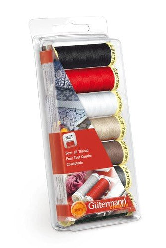 Gutermann Sew-All Polyester Thread Set, 7 Spools - Boho Fabrics - Thread