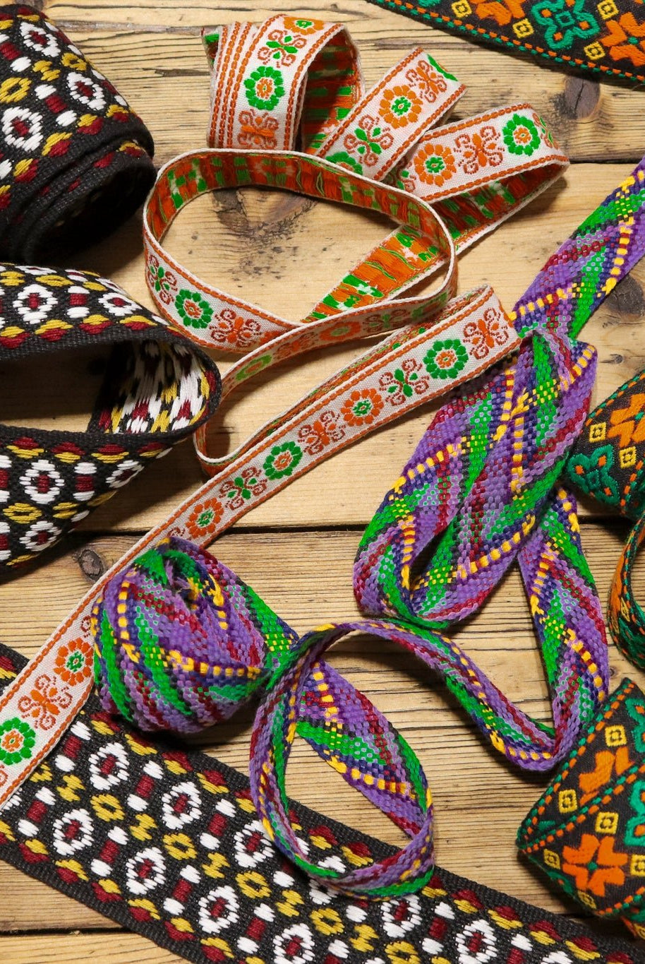 Hallow's Eve Delight, Vintage Trim Pack 🎃 - Boho Fabrics - Trims