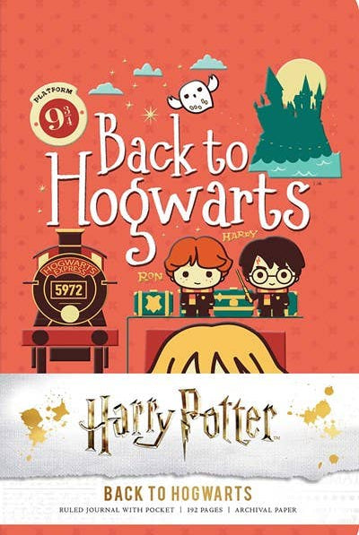 Harry Potter: Back To Hogwarts Ruled Pocket Journal - Boho Fabrics - Journals & Stationery