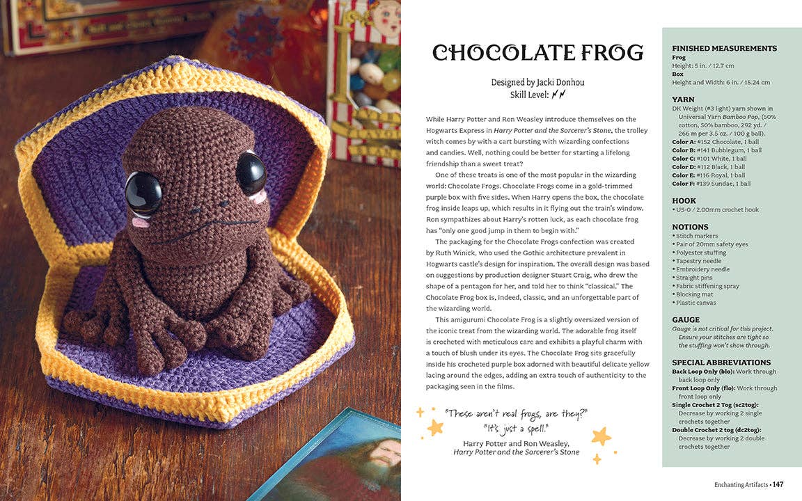 Harry Potter: The Official Book of Crochet Amigurumi (SALE!) - Boho Fabrics -