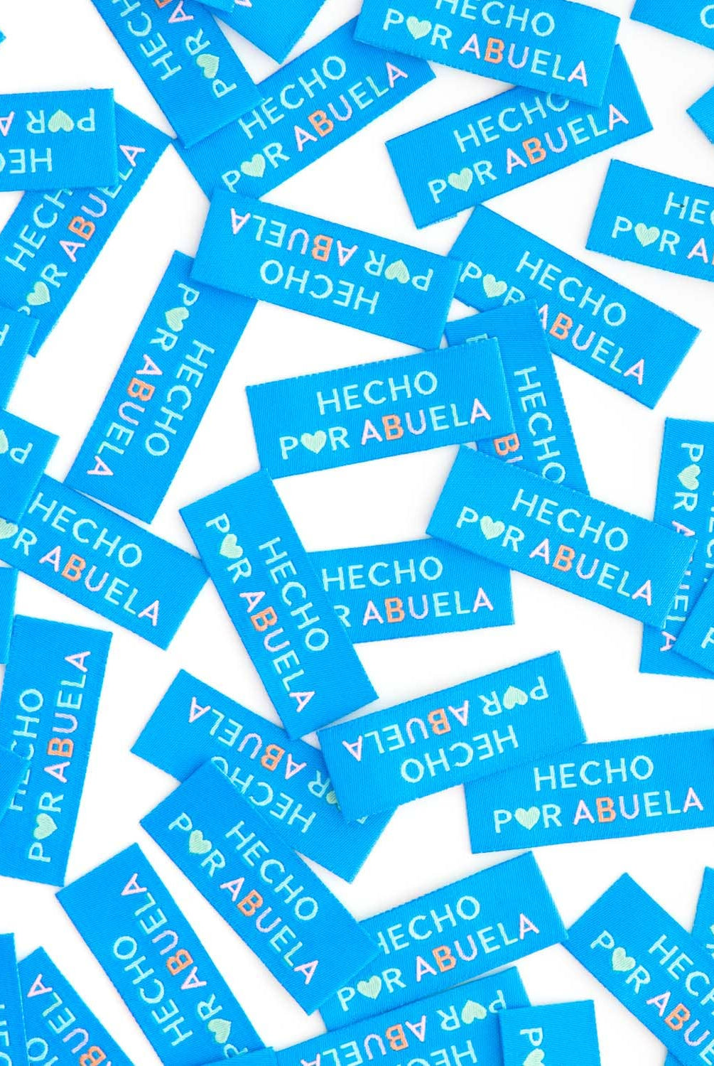 Hecho Por Abuela - Sewing Woven Clothing Label Tags - Boho Fabrics -