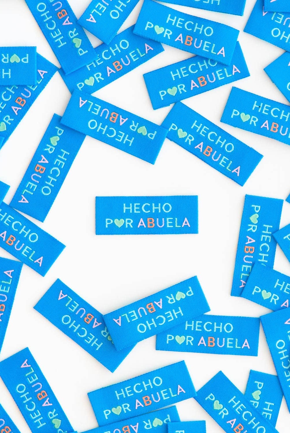 Hecho Por Abuela - Sewing Woven Clothing Label Tags - Boho Fabrics -