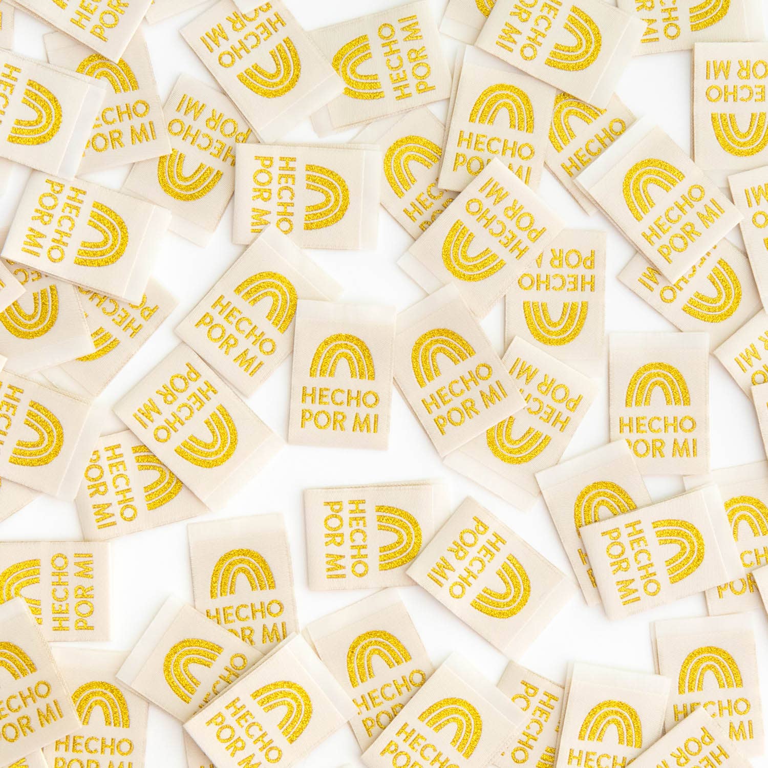 Hecho Por Mi - Sewing Woven Clothing Label Tags - Boho Fabrics -