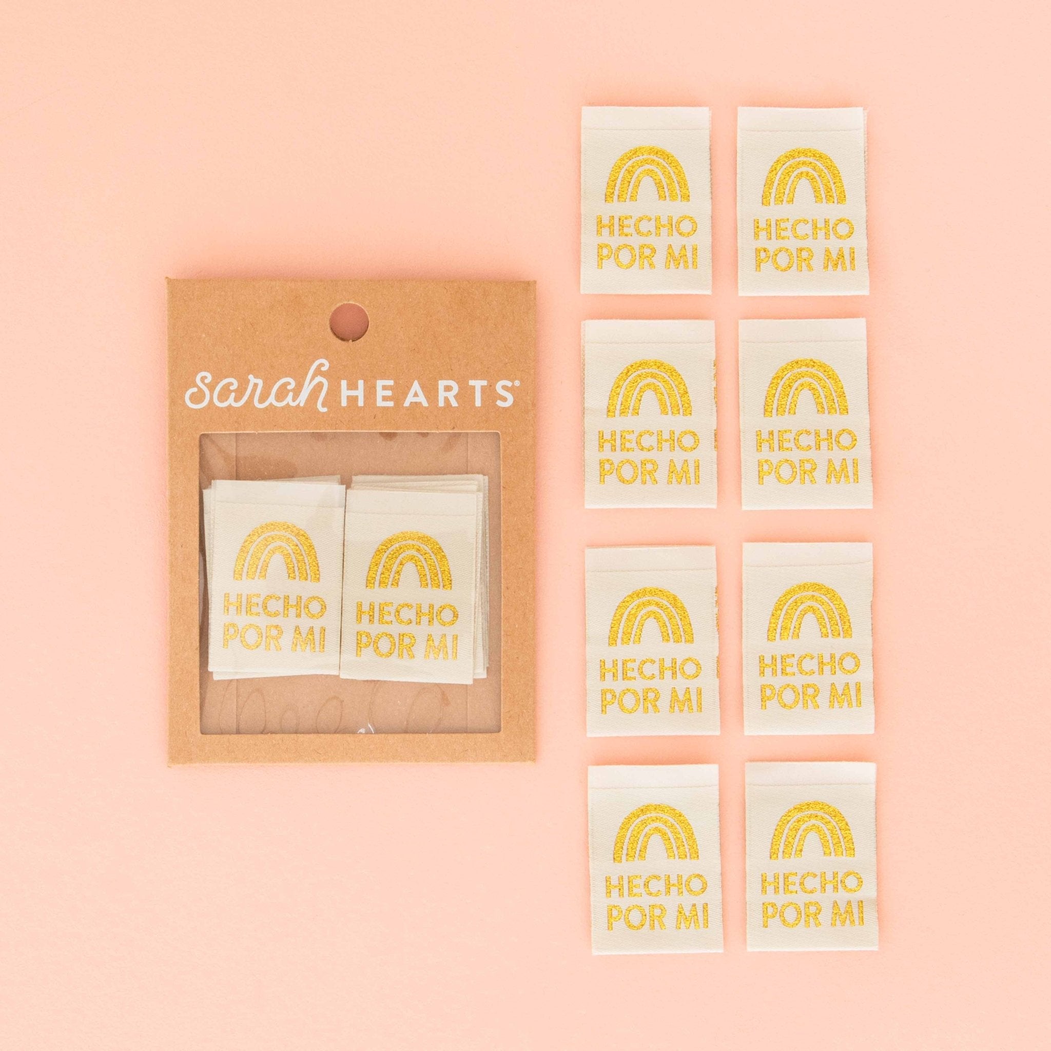 Hecho Por Mi - Sewing Woven Clothing Label Tags - Boho Fabrics -