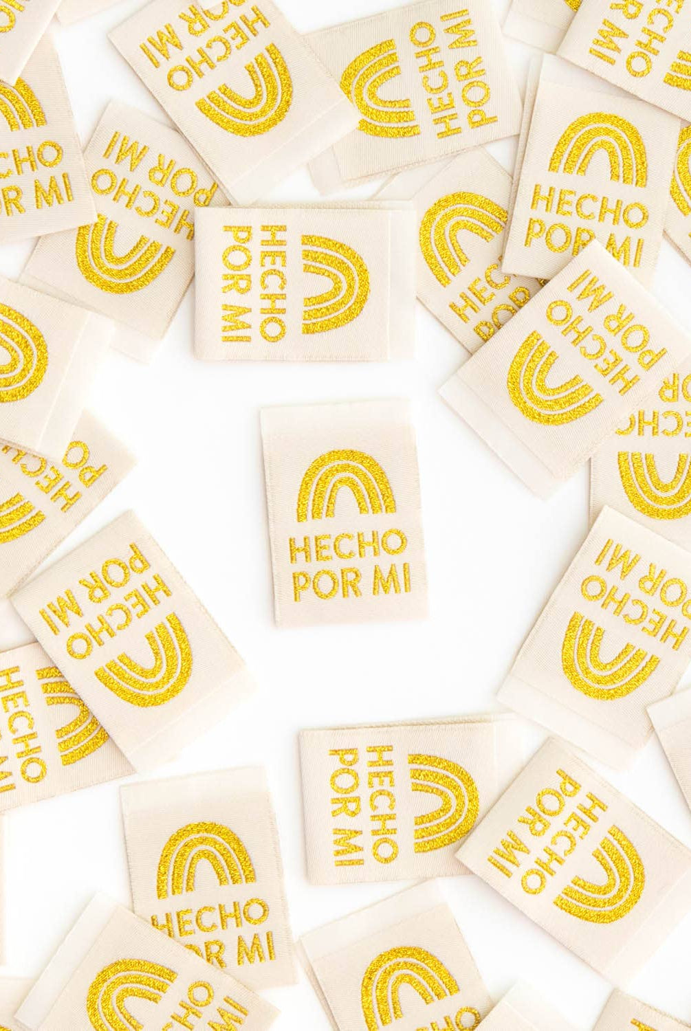 Hecho Por Mi - Sewing Woven Clothing Label Tags - Boho Fabrics -