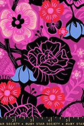Hello Alice in Berry by Sarah Watts for Ruby Star Society – 100% Cotton Fabric – RS2121 12 - Boho Fabrics - Quilting Cotton, Woven