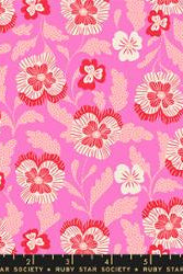 Hello Alice in Lipstick by Sarah Watts for Ruby Star Society – 100% Cotton Fabric – RS2126 12 - Boho Fabrics - Quilting Cotton, Woven