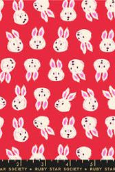 Hello Alice in Ruby by Sarah Watts for Ruby Star Society – 100% Cotton Fabric – RS2125 13 - Boho Fabrics - Quilting Cotton, Woven