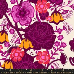 Hello Alice in Shell by Sarah Watts for Ruby Star Society – 100% Cotton Fabric – RS2121 11 - Boho Fabrics - Quilting Cotton, Woven