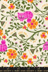 Hello Alice in Shell by Sarah Watts for Ruby Star Society – 100% Cotton Fabric – RS2123 11 - Boho Fabrics - Quilting Cotton, Woven