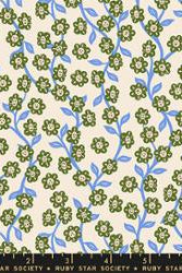 Hello Alice in Shell by Sarah Watts for Ruby Star Society – 100% Cotton Fabric – RS2128 11 - Boho Fabrics - Quilting Cotton, Woven
