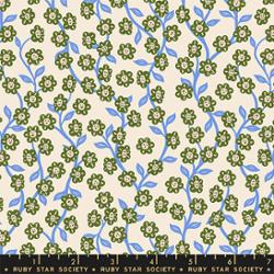 Hello Alice in Shell by Sarah Watts for Ruby Star Society – 100% Cotton Fabric – RS2128 11 - Boho Fabrics - Quilting Cotton, Woven