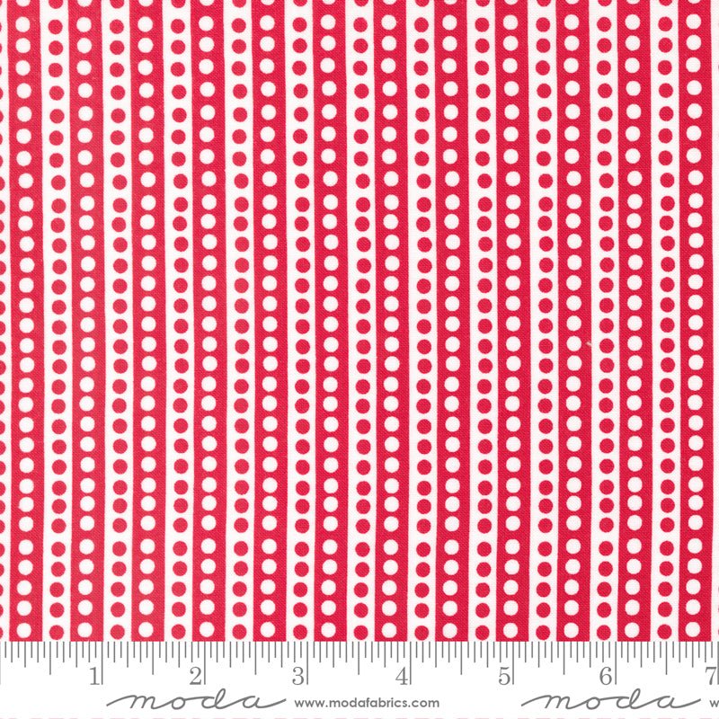 Hello Holidays in Snow Red Scarf by Moda - 100% Cotton Quilting Fabric - 35375 21 - Boho Fabrics - Quilting Cotton, Woven