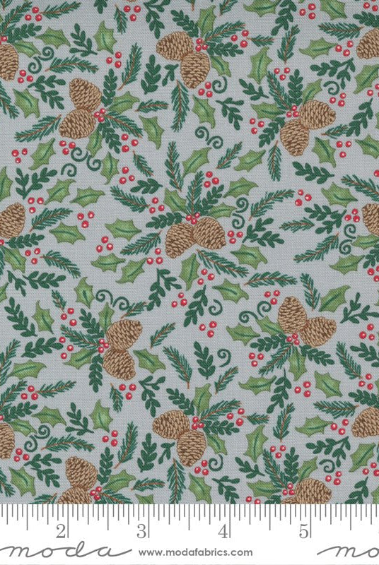 Home Sweet Holidays Grey 56004 16 Moda 1 - Boho Fabrics - Quilting Cotton, Woven