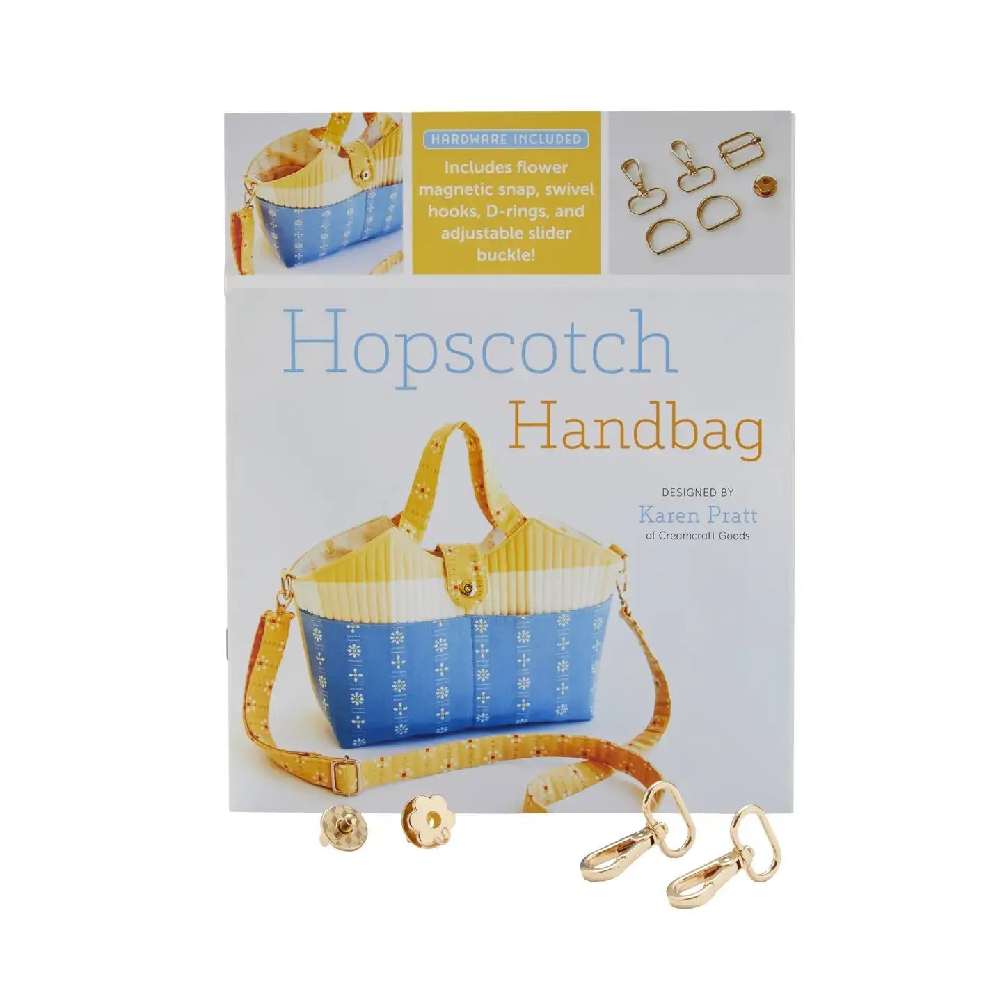 Hopscotch Handbag Kit, Hardware Included! - Boho Fabrics - Sewing Kits