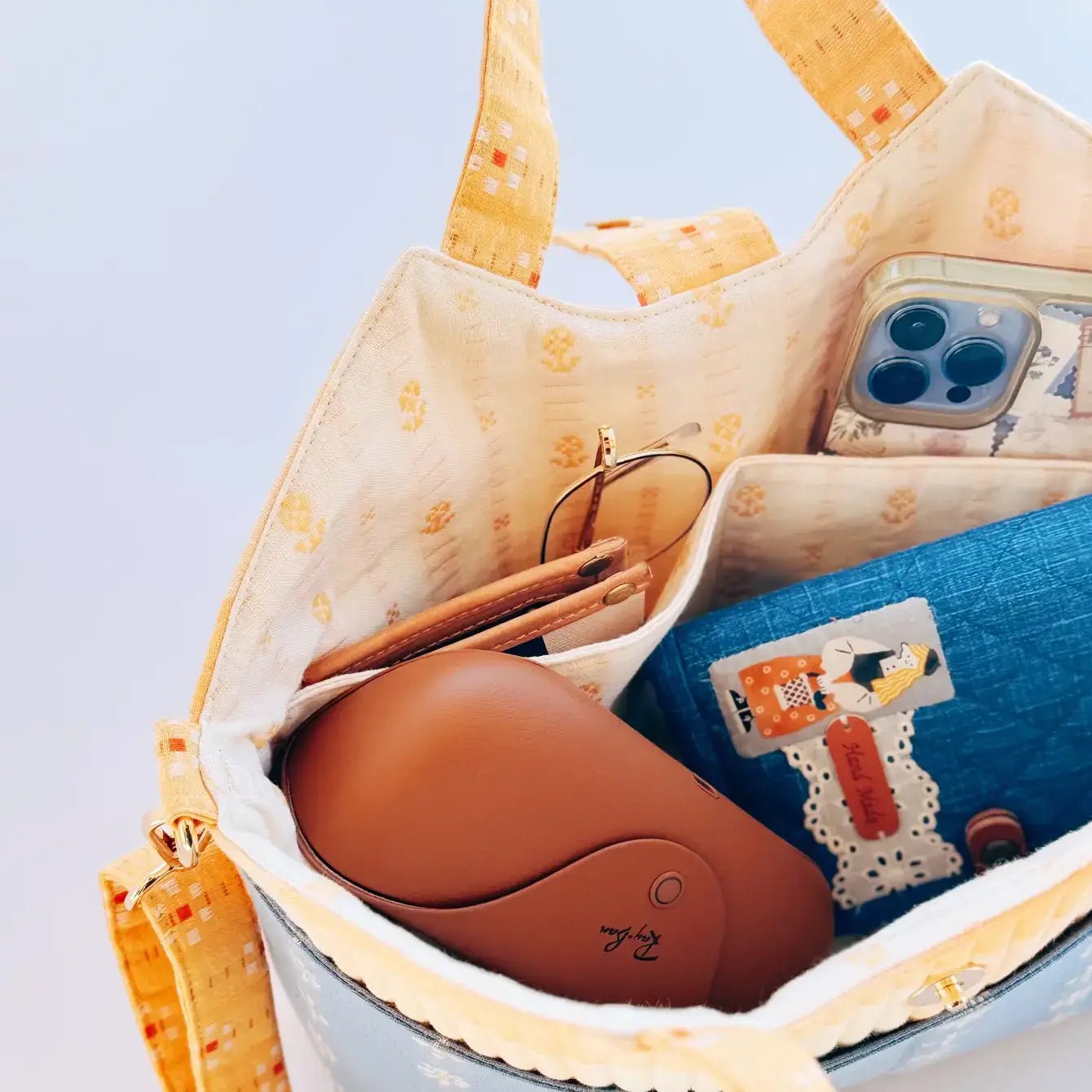 Hopscotch Handbag Kit, Hardware Included! - Boho Fabrics - Sewing Kits