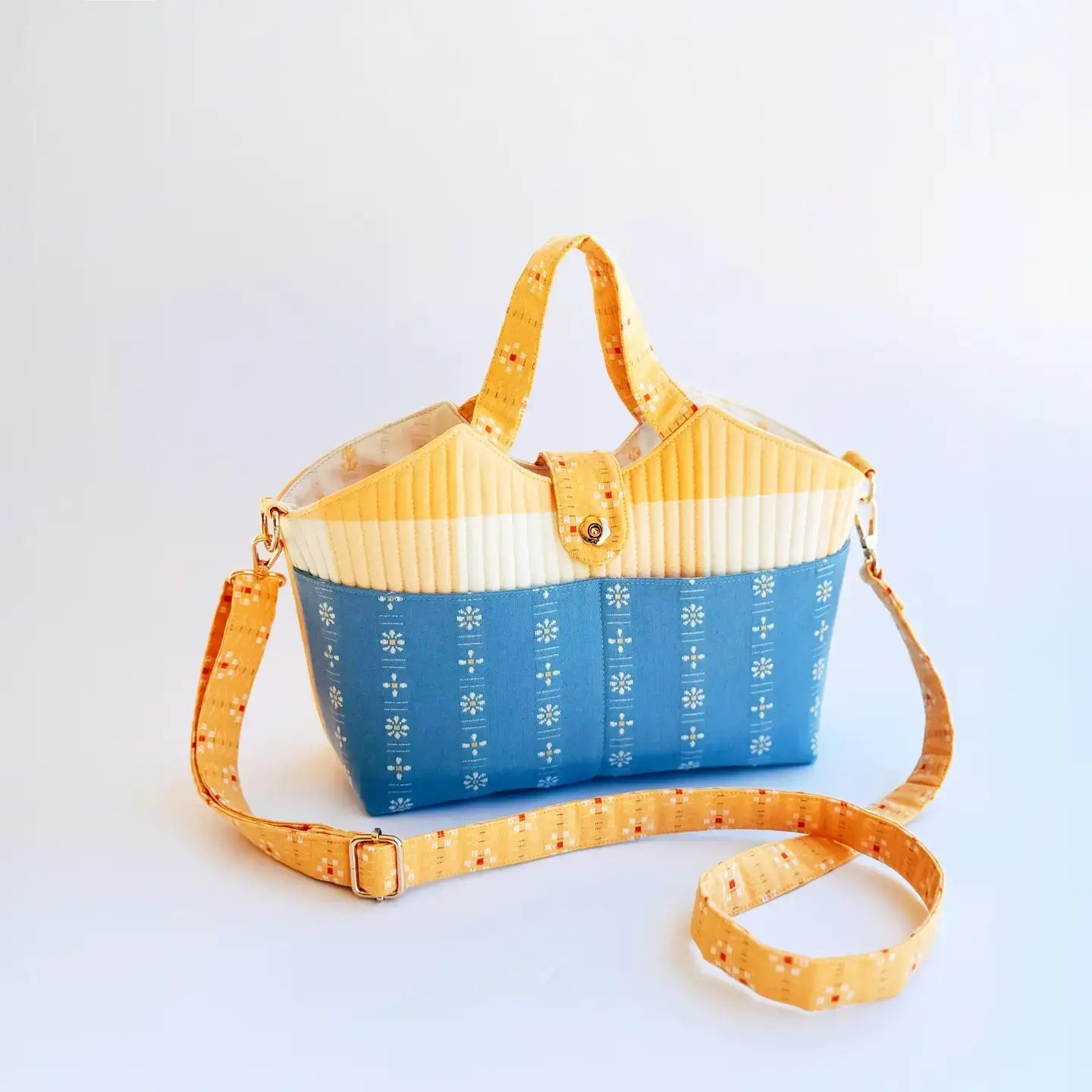 Hopscotch Handbag Kit, Hardware Included! - Boho Fabrics - Sewing Kits