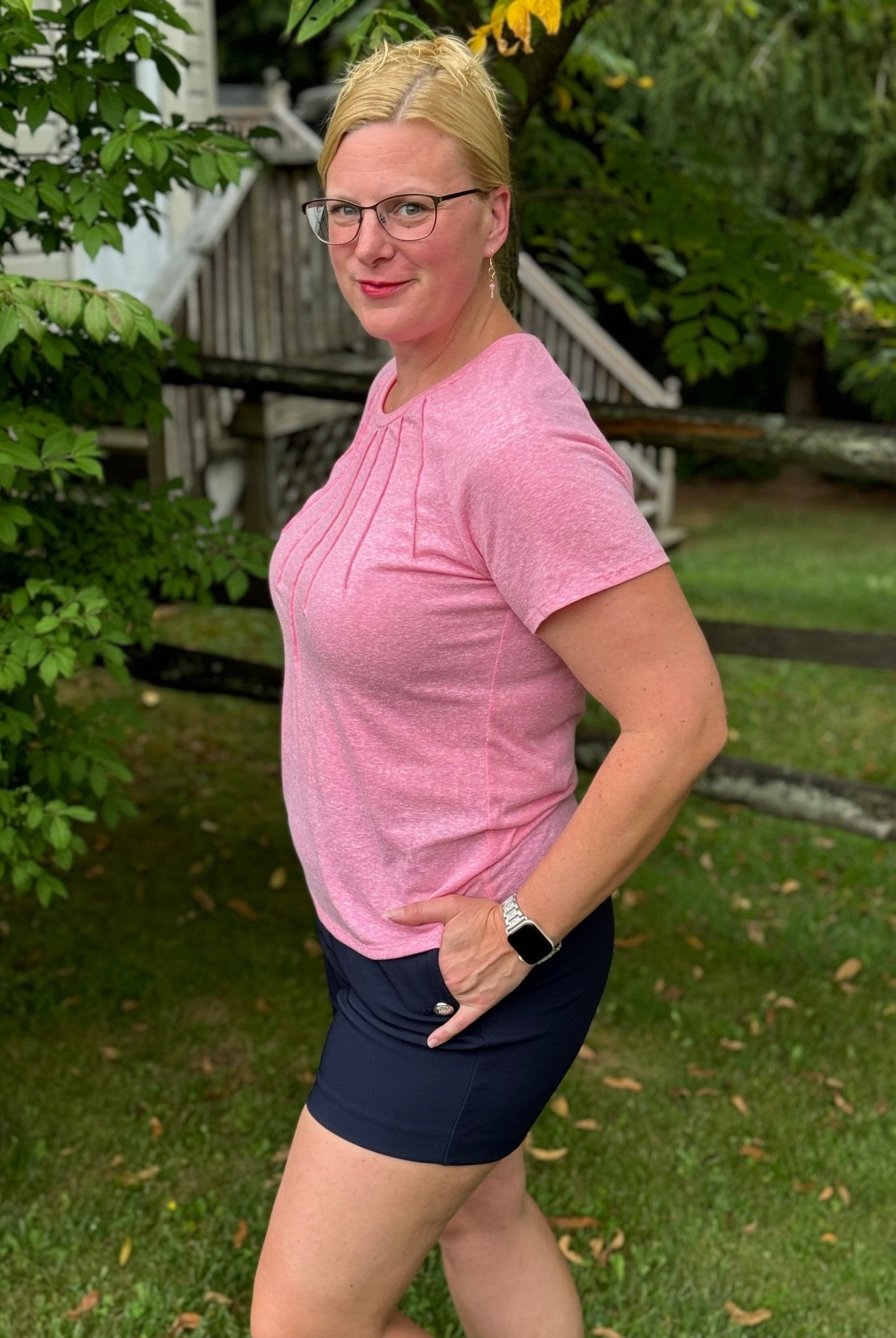 Hot Pink, Triblend Jersey Knit - Boho Fabrics - Jersey Solid, Knit Fabric